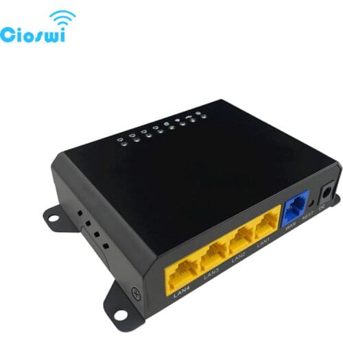 Cioswi High Speed Home Office Wifi Wireless Router 300Mbps With CAT4 4G LTE Modem SIM Slot RAM 128M Flash 16M 1 Wan 4 Lan WE826