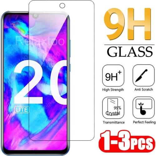 1-3Pcs Tempered Protective Glass on the For Honor 10i Screen Protector film For Honor 10 Lite 20 Lite 20 Pro 20i 6x 6c glass