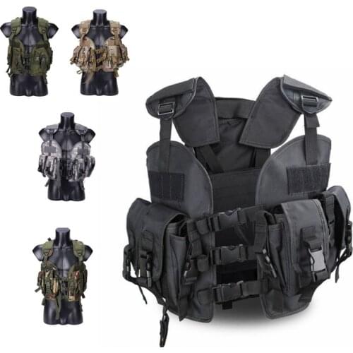 Seal Tactical Vest Camouflage Military Gear Army Combat Vest Hunting War Game Airsoft Outdoor Sport Vest With Water Bag For Men