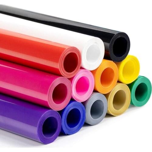 1 Sheet 25cmx25cm Pu Stretch Heat Transfer Vinyl for Heat Press Machine T-shirt Iron On HTV Printing