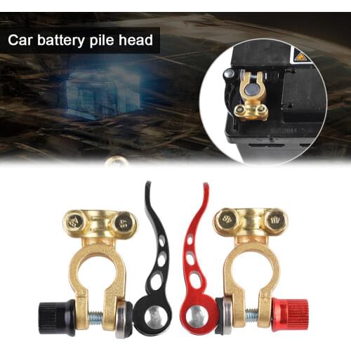 1Pair 12V 24V Car Top Post Battery Terminals Wire Cable Clamp Terminal Connectors Automotive Car accessories