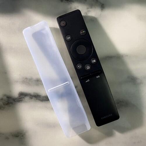 1pc Silicone Remote Control Cover for Samsung TV BN59-01259D Soft Transparent Remote Dustproof Protective Case Sleeve