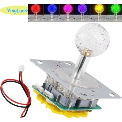 10pcs LED illuminated arcade joystick for crane machine pandora box arcade cabinet