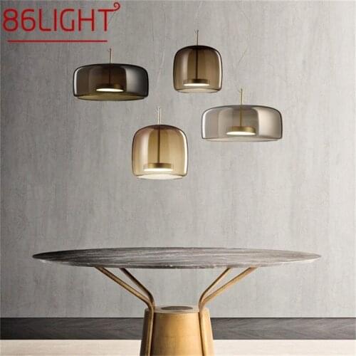 86LIGHT Nordic Simple Pendant Light Contemporary LED Lamps Fixtures for Home Dining Room Decoration