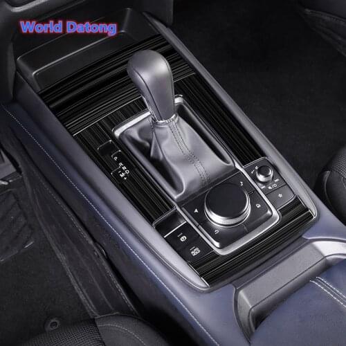 Accessories For Mazda CX30 CX-30 2020 2021 LHD Central Gear Panel Control Panel Decal Car Gearbox Interior Modification