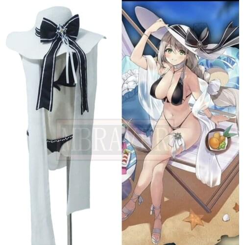 Azur Lane RN Aquila Sexy Swimsuit Bikini Cosplay Costume Halloween Christmas Party Uniform Custom Made Any Size