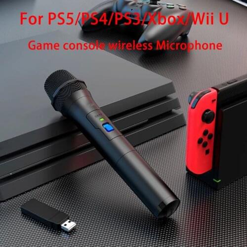 For PS5/Xbox series X S/Switch Game Microphone Wireless Speaker HiFi Mic for PS4/PS3/Xboxone/Wii U Host Console Accessories