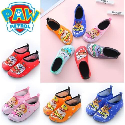 Paw Patrol Baby Shoes Boys Girls Outdoor Indoor Non-slip Footwear Socks Chase Skye Anime Figure Sock for Children Shipping Free
