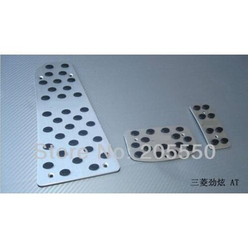 For 2011-2012 MITSUBISHI ASX AT Brake Foot Pedals Rest Pedals Pads exterior interior 3pcs per set Free Shipping