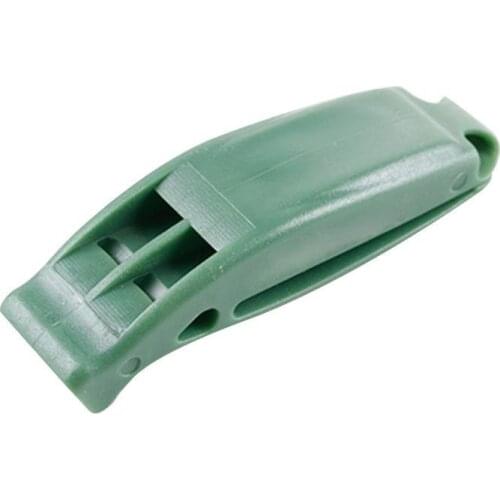 Dual Portable Double Pipe High Outdoor Camping Hiking Survival Whistle Double-frequency Emergency for Whistle Keychain equipment