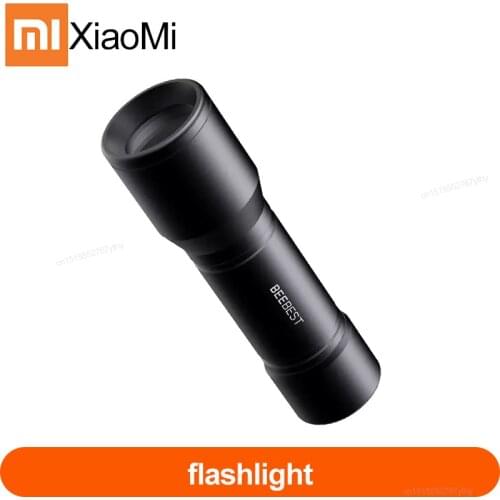 Newest Xiaomi mijia BEEBEST 130m Lightweight AAA EDC Flashlight From Xiaomi Youpin Waterproof SOS Portable Mini Torch