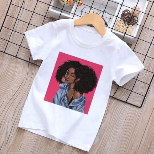 Summer Short Sleeve Boys T Shirt Harajuku Hip Hop Sweet Women Printing Cartoon Toddler Girl Tops Kawaii Kids Tshirt Cute