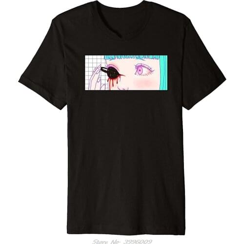 Space Vaporwave Gross Aesthetic Anime Manga Otaku Skate Cool Summer New Brand T Shirt Men Hip Hop Men T-shirts Casual