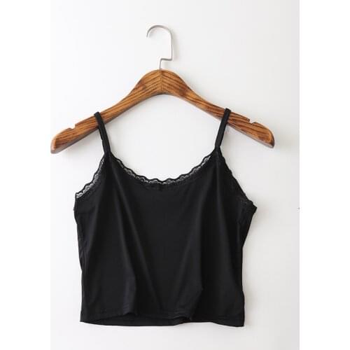 New Summer Women Tank Top Spaghetti Strap Adjustable Singlets Crop Tops Lace Floal Sexy Casual Camisole Girl Feminino Vest