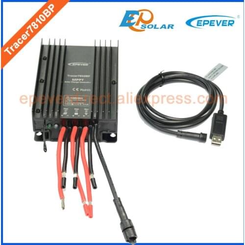 Mppt Tracer7810BP EPEVER Solar power bank controller 30A 30amps USB cable for PC connect Battery charger regulator