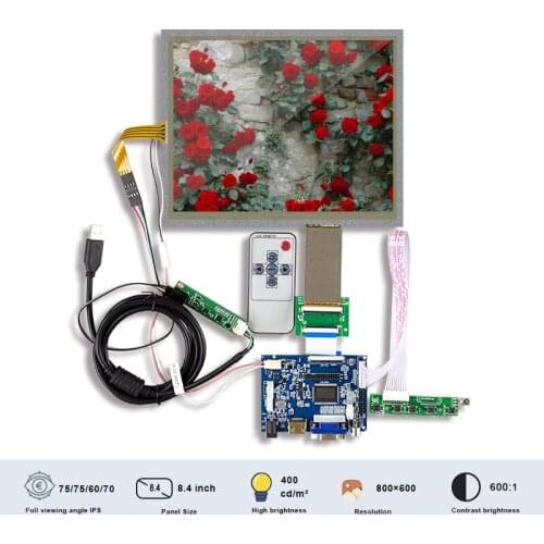 Original HannStar HSD084ISN1-A01 8.4 Inch 800*600 SRGB Lcd Touch Screen with Board for Digital Photo Frame