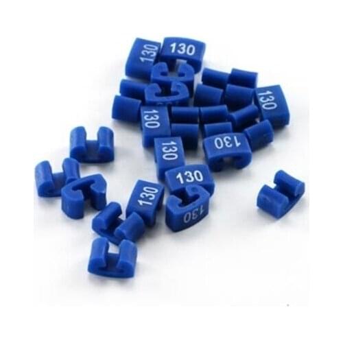 Plastic Number Sign Snap Size Number Clips Size Marker For Hangers Custom Size Letter Color and Shape Garment Size Ring