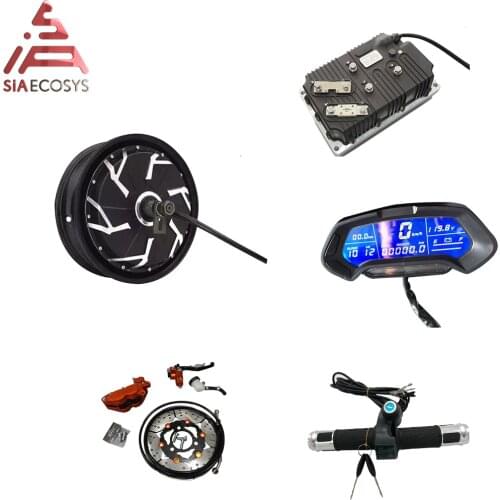 QS 12inch 12000W 260 70H V4 96V120KPH conversion kits with kelly sine wave controller