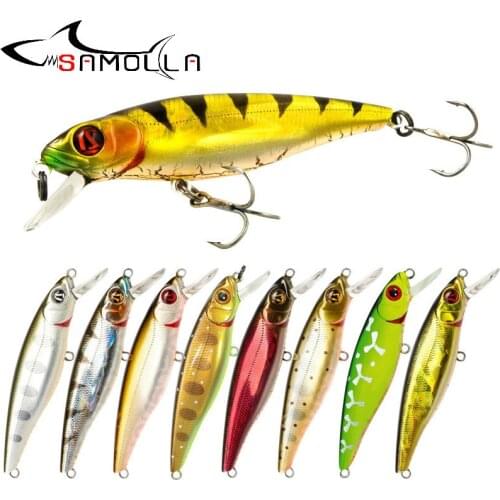 2020 Minnow Fishing Lure Weights 9.6g/8.5cm Pesca Saltwater Lures Trout Fish Bait Carp Trolling Whoppers Isca Artificial Baits