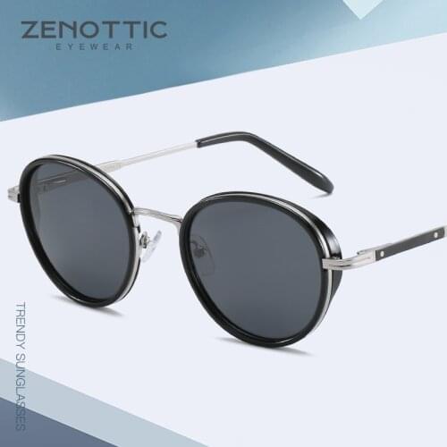 ZENOTTIC Acetate Metal Polarized Sunglasses For Men Women Summer Outdoor Anti-Glare UV400 Goggles Driving Shades Sun Glasses