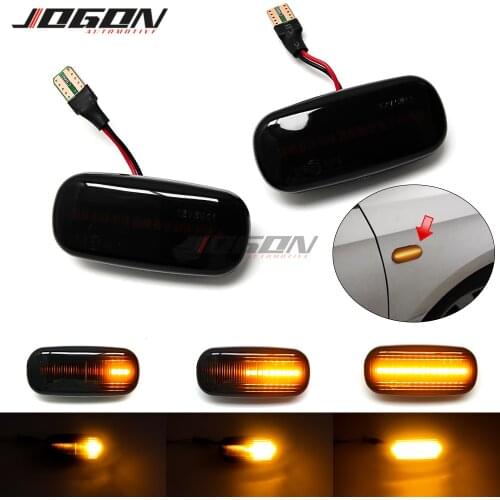 For Audi A3 S3 8P A4 S4 RS4 B6 B7 B8 A6 S6 RS6 C5 C7 Dynamic Turn Signal Light LED Side Marker Fender Sequential Indicator Trim