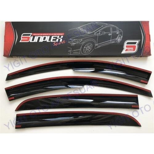 For HYUNDAI GETZ Rain Wind Deflector 2002-2011 Sunshade Curtains Car Windshield Auto Accessory Universal Spilitter Mud Flaps