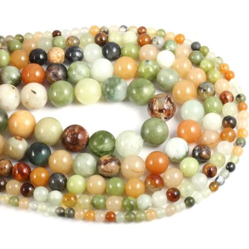 Factory price Natural Stone Beads Round Loose Spacer Beads For Jewelry Making DIY Bracelet Necklace Accessories