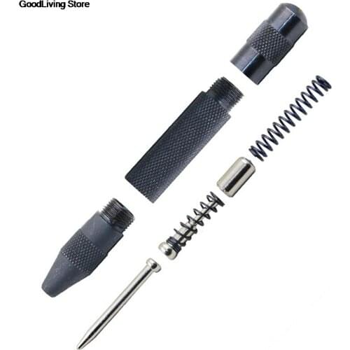 ZLinKJ 1PCS Automatic Heavy Duty Centre Punch Spring Loaded Metal Wood Press Dent Marker