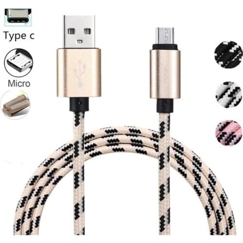 1 / 2 / 3 Meter Type C Micro USB Fast Charger Charging Cable for Samsung Galaxy A6 A8 A7 A9 J4 J6 Plus 2018 M31 M31s M51 Cord