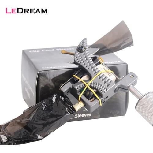 100pcs/bag 5x80CM Disposable Black Hygiene Tattoo Clip Cord Sleeve Bag Plastic Blue Tattoo Machine Clip Cord Sleeve Cover Bag