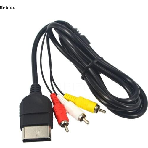 2016 New Arrvial RCA Composite Video AV Cable HDTV 1.8M Adapter Converter Connector Connection For XBOX
