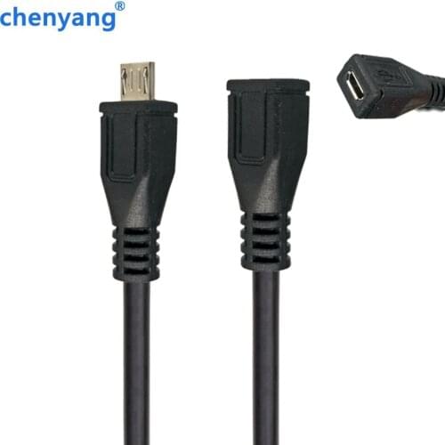 Micro-USB 5pin Micro USB USB 2.0 Male female Connector to Micro USB 2.0 type B Female male extender charging Cable 100cm