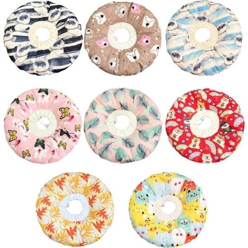 Pet Accessories Cat Elizabeth Collar Adjustable Neck Collar Cotton Cone E-Collar With Cute Pattern Dropship Pet Accessories Set
