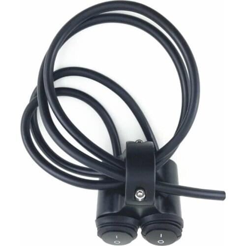 Aluminum alloy 7/8'' 22mm 12V Motorcycle Handlebar Headlight Spot Light Switch