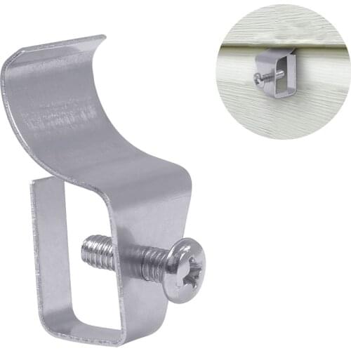 Blink Mini Vinyl Siding Hooks Clips No Holes Needed Easy Installation Bracket Stainless Steel Hooks Outdoor Wall Mounts Holder