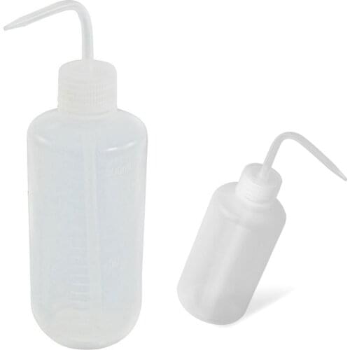 500ml 90 Degree Angle Tip Oil Liquid Holder Squeeze Bottle Clear White