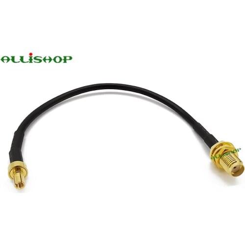 ALLiSHOP SMA Female To CRC9 Male Straight Gold-Plated 3G USB Modem RF E931PC Pigtail Connector Adapter RG174 Cable 3/6/9M