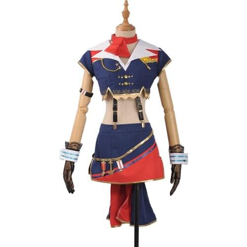 Anime Love Live Nishikino Maki Cosplay Costume Tops Skirt Hat Socks Daily The Sky Carnival Party Festival Uniform Brand New