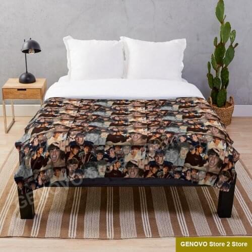 Noah Beck Collage Blanket Fleece Plush Blankets on Bed/Sofa Sleeping Cover Bedding Throws Bedsheet for Kids Adult