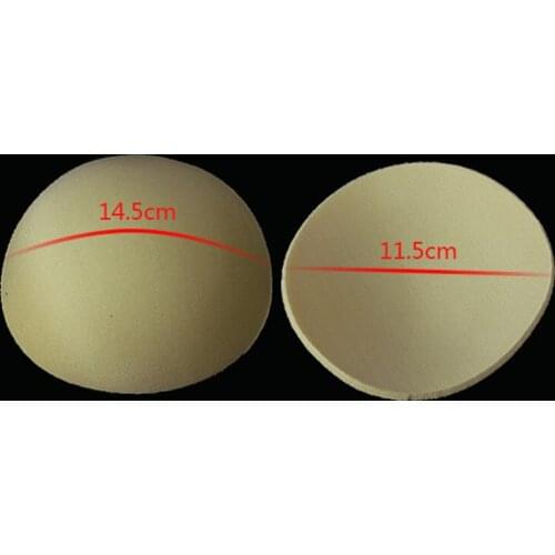 20pairs Khaki Round Sewing In Bra Cups Soft Foam Bra Push Up Pads For Bikini Padding Insert Clothing Bra Accessorries WB104