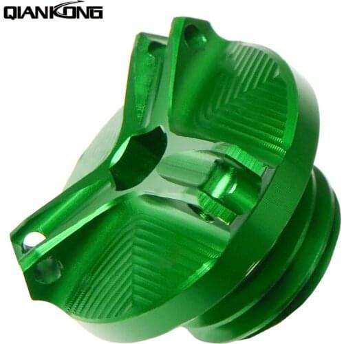Motorcycle M20*2.5 Engine Oil Filter Cup Plug Cover Screw For Kawasaki Ninja 250 SL 2014-2016 ER-6n 2012-2016 Z1000 2010-2016