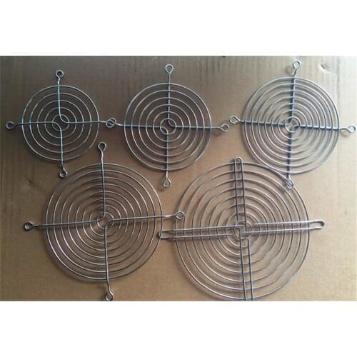 2PCS Silvery Metal Wire Finger Guard For CPU Fan DC Fan Grill Guard Protector Nickel Plated 150mm 200mm