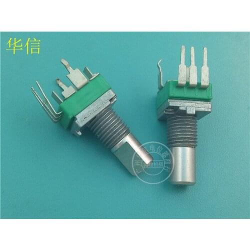 Original new 100% RK097NH vertical single potentiometer B10K handle 15MMF step 41C (SWITCH)