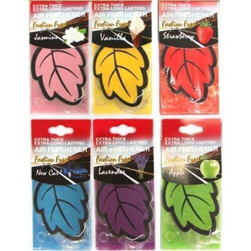 6pcs/lot Car Perfume Pieces Car Air Freshener Hanging Paper Car Perfume Pieces Car Perfume Pieces