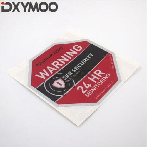 Warning 24HR MONITORING GPS Security System Motorcycle Bike Helmet Decorate Stickers Automobile Car Styling Decal