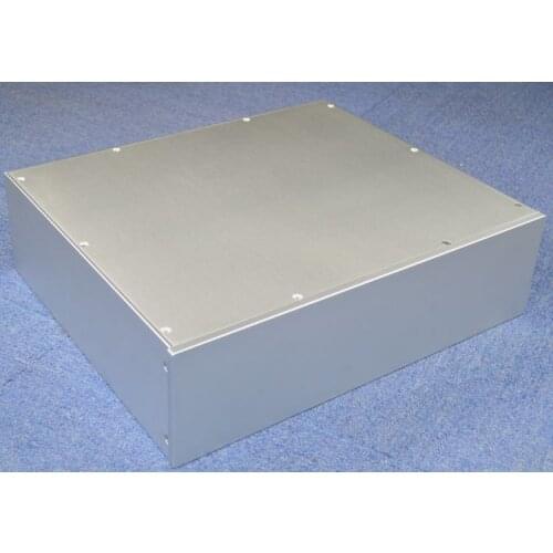 WA139 Aluminum enclosure Power amplifier chassis Preamp case/box size 358*430*120MM