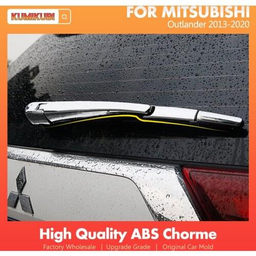 Car Rear Wiper Protection Cover Rear Window Wiper Nozzle Trim Sticker Exterior Modification For Mitsubishi Outlander 2013-2020