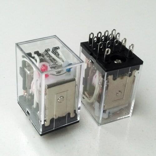 5pcs/lot CHINT JZX-22F(D)-4Z DC24V General Relay HH54P Mini Relay MY4NJ with light