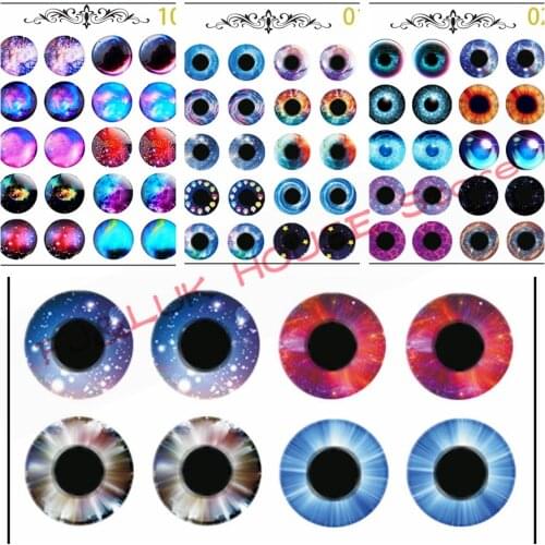 10 Pairs/set Star Series Shinning Star Eyes Chips Pattern DIY Dolls Eyechips for DIY Making Blyth BJD Dolls Eye DIY Tools