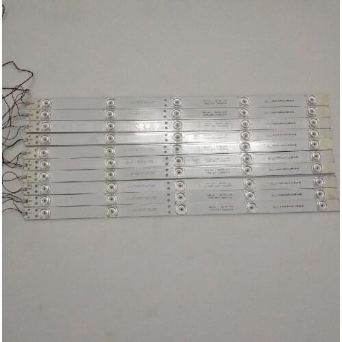 10pcs/set LED Backlight strip For JVC LT-49E770 DLED49MXY 10X5 0003
